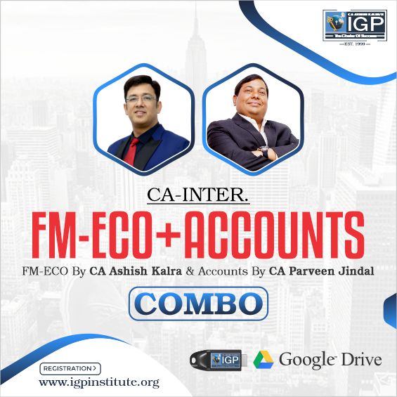 CA Inter FM & ECO & ACCOUNT 
