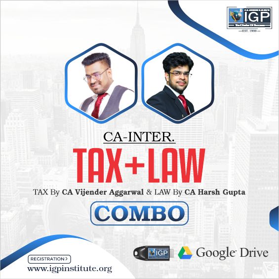 CA Inter - IT + GST & Law Combo