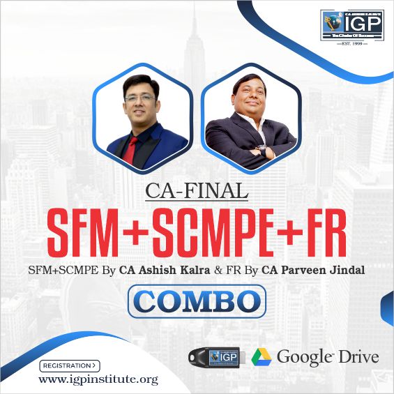 CA Final - SFM, SCM & FR Combo