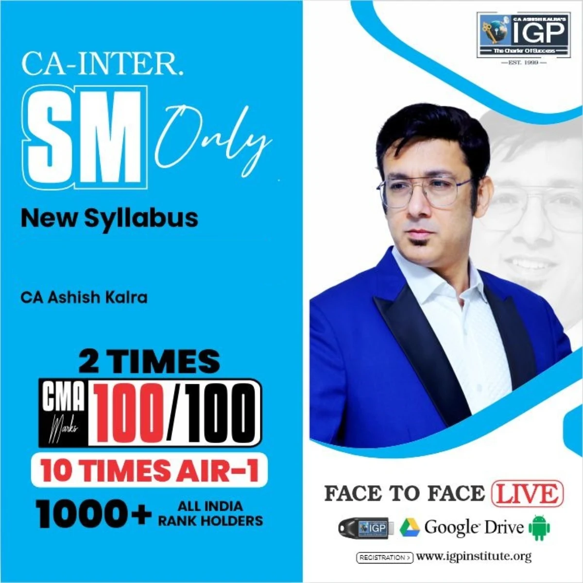 CA Inter SM Only Regular/ Mentoring Batch New Syllabus for 2026 Exams ...
