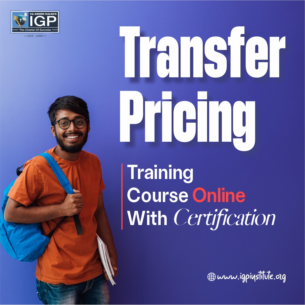 Transfer Pricing Training Course Online With Certification
