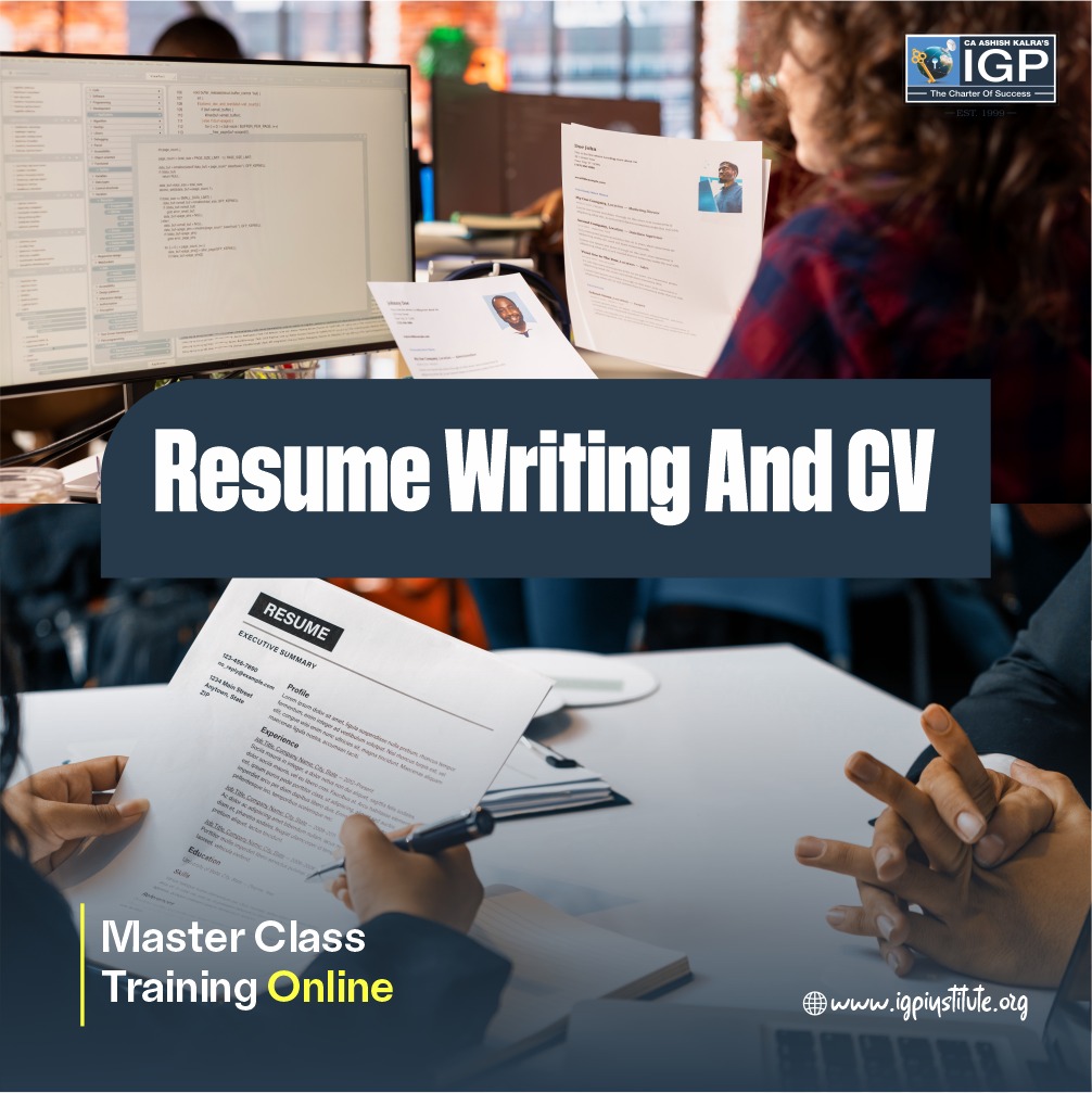 Resume Writing and CV Masterclass Course Online