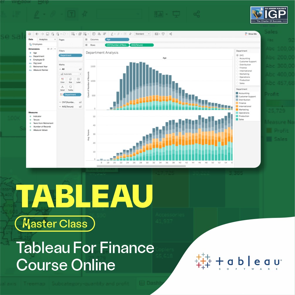 Tableau Masterclass - Tableau For Finance Course Online