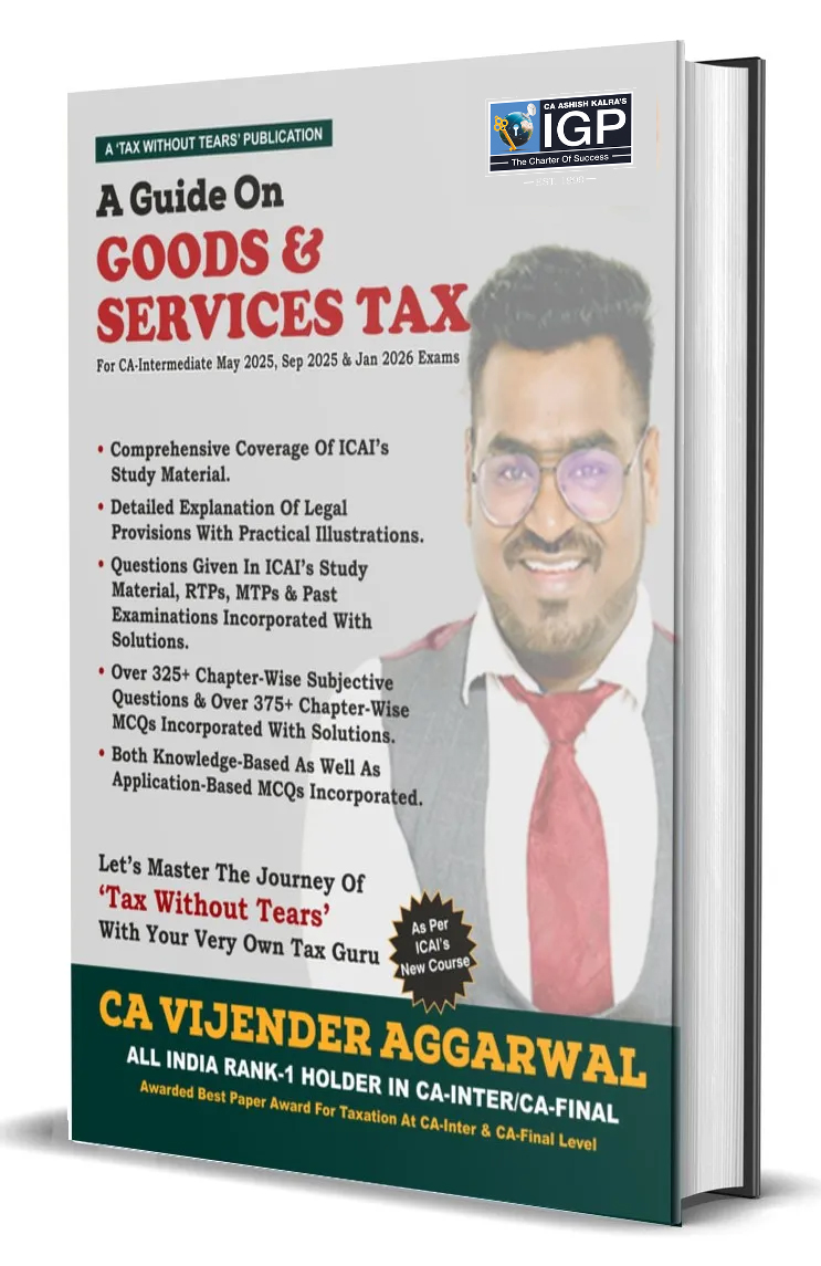 CA-Taxation (GST)-CA Vijender Aggarwal