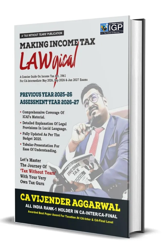 CA-Taxation (Income Tax + GST)-CA Vijender Aggarwal