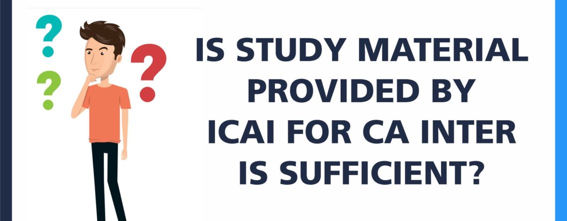 Study Material provided by ICAI