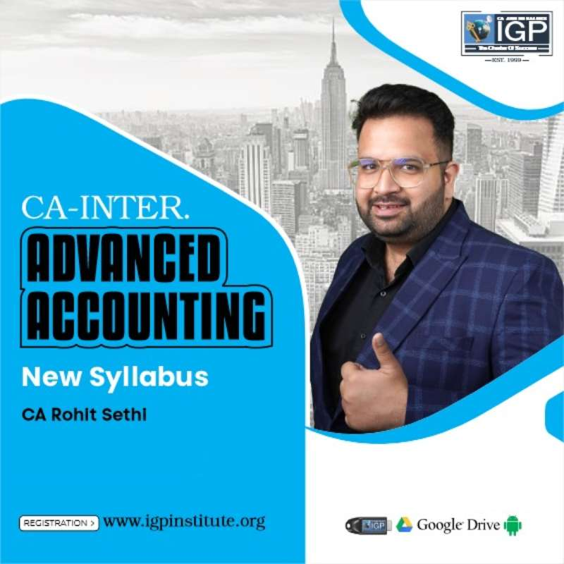 CA Rohit Sethi (IGP Institute)