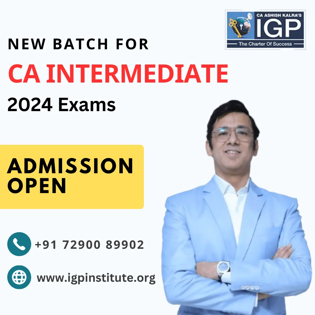 CA Inter Classes Batch Start
