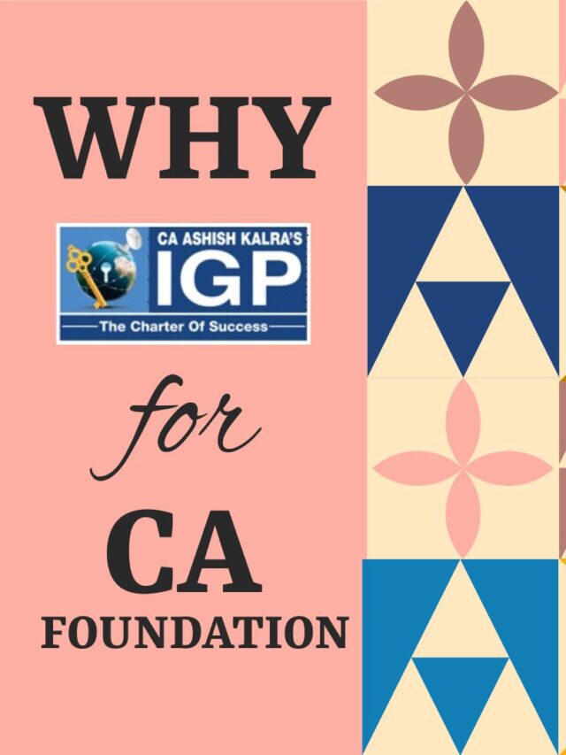 Why Join CA Foundation Classes from Best Institute?