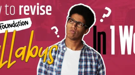 How to Revise CA Foundation Syllabus in 1 Week