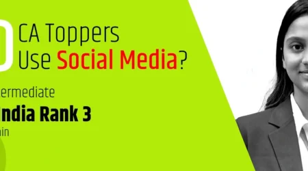 Do CA Toppers Use Social Media CA Inter AIR 3 Vidhi Jain