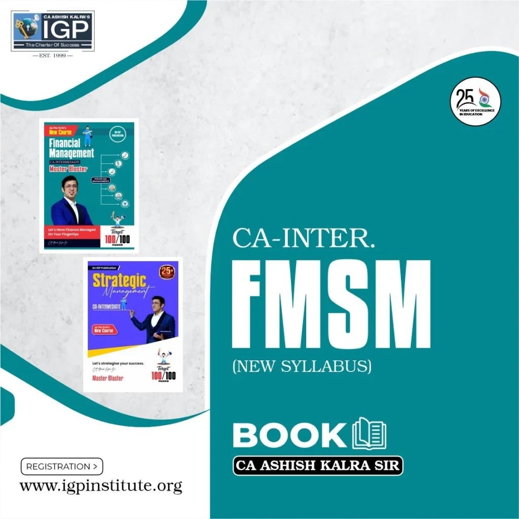 ca inter fm sm books by ca ashish kalra