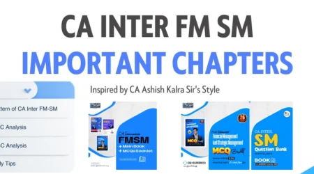 CA Inter FM-SM Important Chapters for Exams