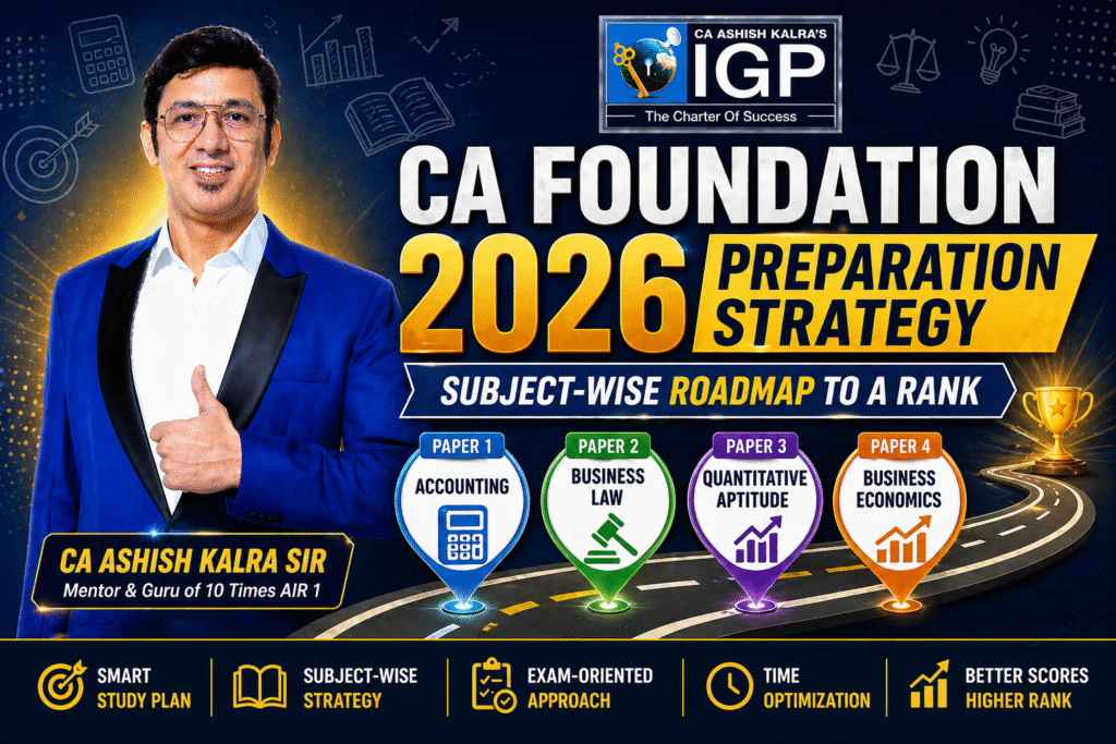 CA Foundation 2026 Preparation Strategy