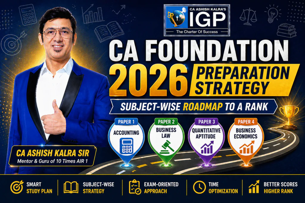 CA Foundation 2026 Preparation Strategy