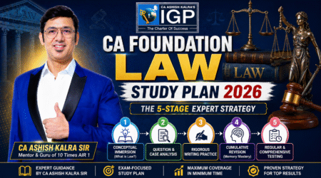 CA Foundation Law Study Plan