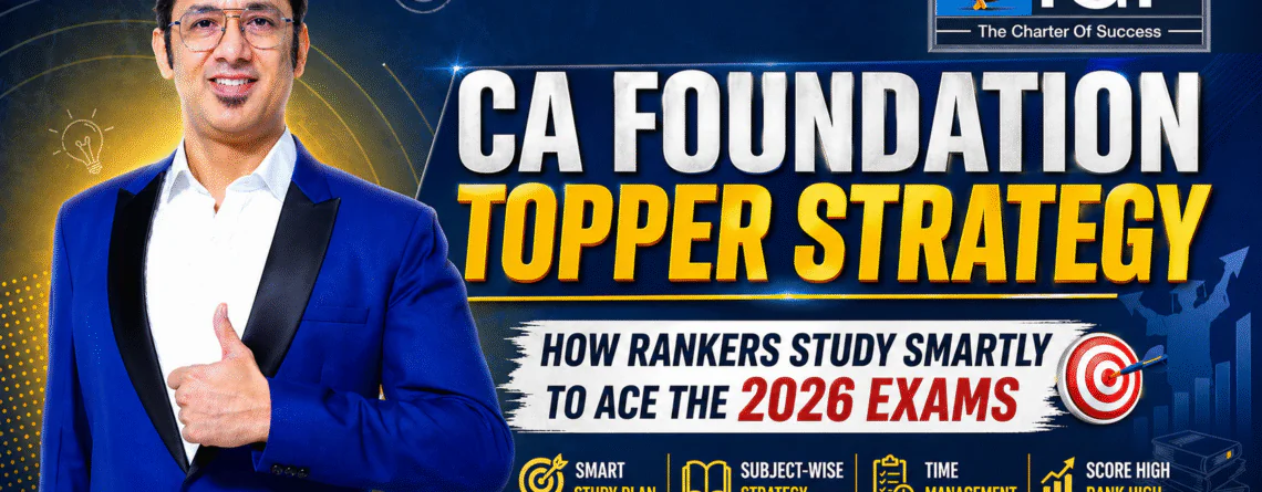 CA Foundation Topper Strategy
