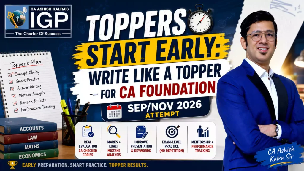 CA Foundation Sep Nov 2026 Preparation