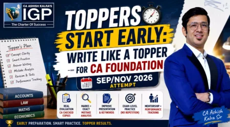 CA Foundation Sep Nov 2026 Preparation
