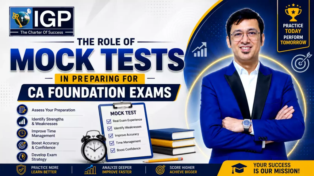 The Role of Mock Tests in Preparing for CA Foundation Exams