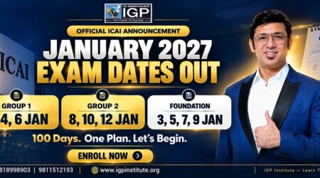 CA Inter & Foundation January 2027 Exam Dates